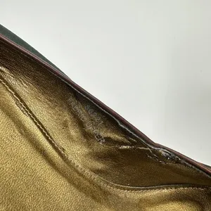 J.‎ Crew Plaid Peep Toe Heels Brown Red Green Chain Detail Stiletto Size 9.5 thumbnail 8