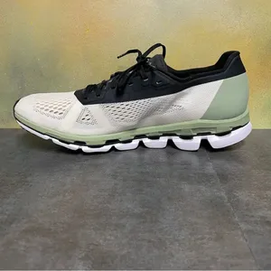On Cloudboom 1 Women's Running Shoes in White/Black/Green Size 10 thumbnail 12