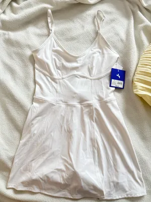 JoyLab Tennis Dress Built-In Shorts Small thumbnail 1