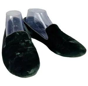 Birdies Forest Green Velvet Smoking Slipper Loafer Flats Womens Size 8.5 thumbnail 1