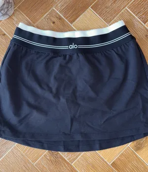 Alo Tennis Yoga Skirt Black thumbnail 1