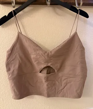 Abercrombie Spaghetti Strap Crop Top thumbnail 1