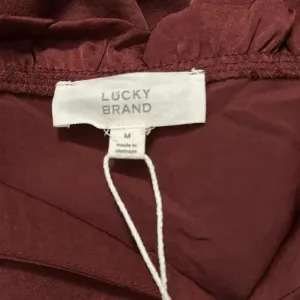 Lucky Brand‎ Burgundy with smoked waist Women’s Dress thumbnail 4