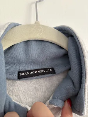 Brandy Melville Newport Quarter Zip Long Sleeve Pullover thumbnail 2