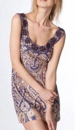 Free People Jewel Crochet Tank Dress Size 10 thumbnail 1