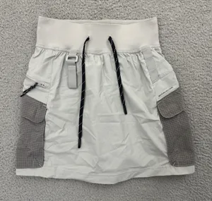 Lululemon Multi Pocket Cargo‎ High Rise Hiking Skirt Skort Gray Athletic Women 2 thumbnail 1