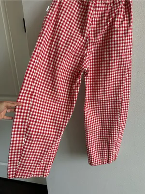 Le Bon Shoppe Arc Pants, Red Gingham Medium thumbnail 7