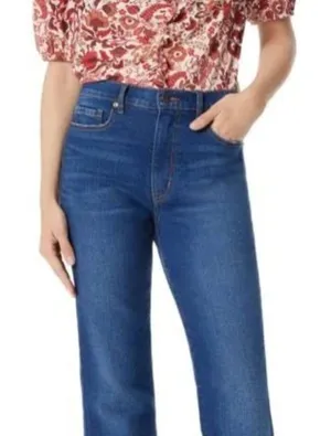 Sam Edelman Blue Denim High Rise Penny Bootcut Jeans 28 thumbnail 1