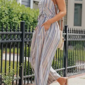 Free people roaming shores strapless cotton romper size small one piece thumbnail 3