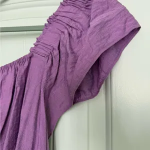 Lilly Pulitzer Purple Ruched Blouse thumbnail 2