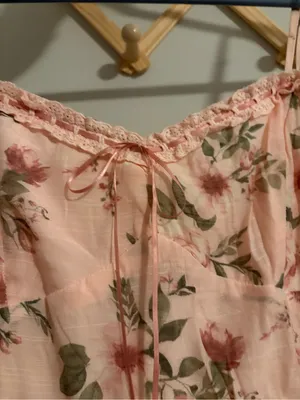 Trixxi LA Pink Floral Midi Dress size XL thumbnail 5