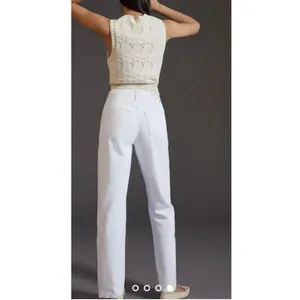 Favorite‎ Daughter The Tommy Mid Rise Boyfriend Jean Size 31 White Anthropologie thumbnail 2