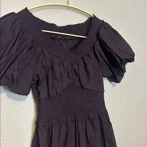 ALC Frank Adena Puff Sleeve Dress Medjool, Size 6 thumbnail 5