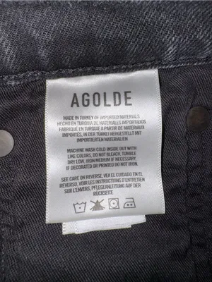 Agolde Women's Washed Black Skinny Jeans thumbnail 8