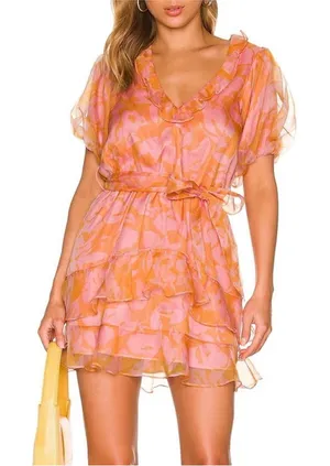 Show Me Your MuMu Ruffle Dress thumbnail 1
