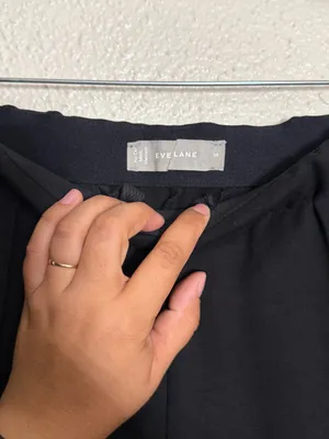 Everlane The Dream Pant Pintuck Pull On Pockets Drawstring Tapered Black Size M thumbnail 8