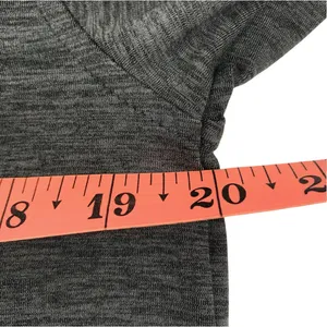VUORI Lux Crew LS Tee Sz S Grey Heather Oversize Athletic Travel Everyday Clasic thumbnail 8