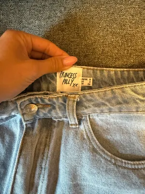 Princess Polly High-Waisted Shorts Denim thumbnail 3