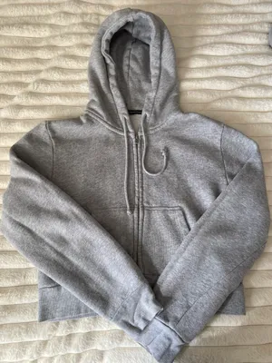 Brandy Melville Crystal Hoodie Grey thumbnail 1