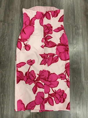 New Showpo Shantelle Midi Dress Strapless Bodycon Back Split Dress Size Large thumbnail 9