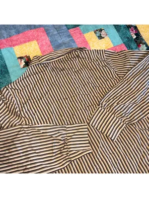 ZARA Striped $45 Woman’s XS Dress or Casual Button-Up Shirt Flow XS thumbnail 5