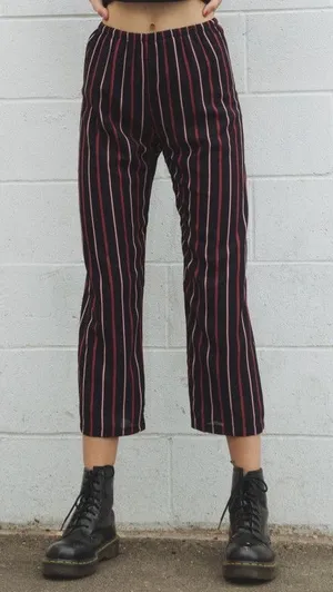 Brandy Melville Red White & Blue Striped Pants thumbnail 1
