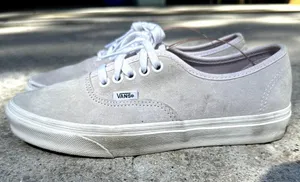 Vans Pig Suede Drizzle Sneakers Low Top Heiq Eco Dry Gray W8.5 M7 thumbnail 4