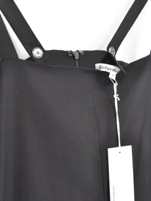 Reformation Alivia Maxi Dress Black S thumbnail 4