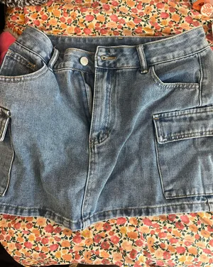Jean skirt Blue Size M thumbnail 1