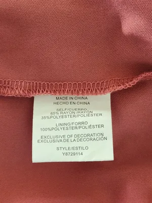 Luxology Dusty Pink Tiered Maxi Dress Size Large Wedding Guest Dress thumbnail 9