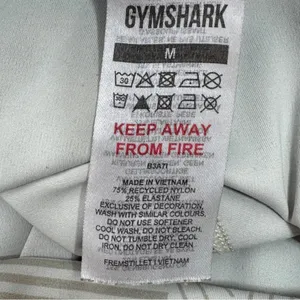 Gymshark Elevate Geometric Print Cycling Gym‎ Shorts Taupe Tan Medium thumbnail 6