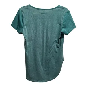 NFL Team Apparel Green Bay Packers Women’s Hi-Lo V-Neck Tee Green Small thumbnail 4