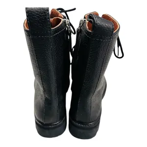 Reformation Katya Combat Boots black leather size 5 thumbnail 4