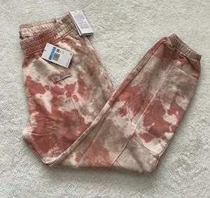 Nike (NWT) Loose Fit Tie Dye Cuffed Sweatpants in Dusty Orange, Medium thumbnail 1