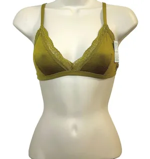 Anemone NWT  Olive Bralette. Size Large thumbnail 2