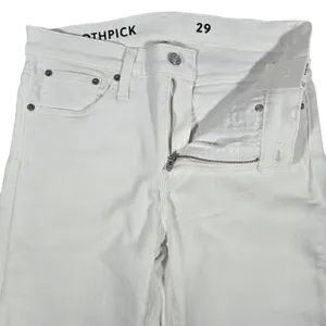 J.Crew 9" Toothpick Skinny Jeans White Size 29 B3584 SP22‎ Ankle Denim thumbnail 3