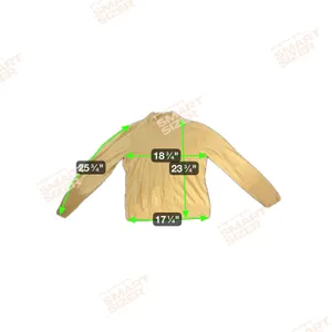 Sag Harbor Womens‎ Large L Mock Neck Acrylic Pullover Sweater Gold Knit thumbnail 2