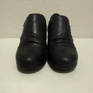 Clarks Collection Emily 2 Braley Black Leather Ankle Booties Boots Size 7.5 thumbnail 5