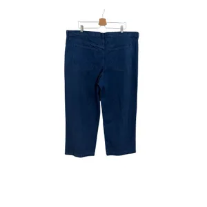 Abercrombie Mid Rise Trouser Jeans Wide Leg Dark Wash Denim‎ Women's 34/18S NWT thumbnail 5
