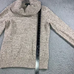 Lauren Jeans Co Ralph Lauren Cowl Neck Sweater Women Large Chunky Speckled Knit‎ thumbnail 5