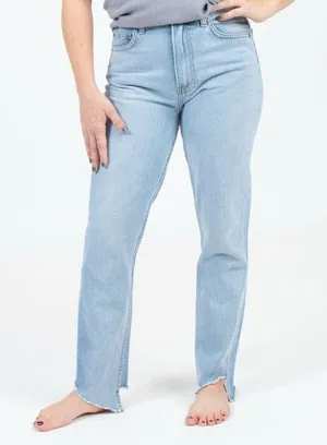 Reformation Step‎ Hem Size 25 Light wash Blue Jeans thumbnail 1