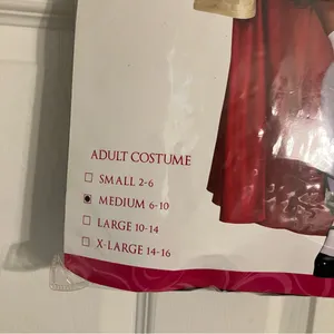 Spirit Little Red Women's Red and Black Costume Dress with Hooded Cape thumbnail 2