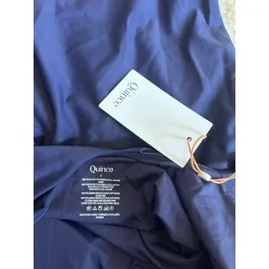 NWT Quince Deep Navy Blue Italian Cut Out One-Piece Swimsuit Sz Small thumbnail 5