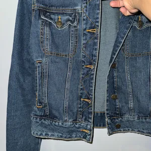 FREE PEOPLE Revolve Paisley Lined Long Sleeve Denim Jean Jacket Size Small‎ thumbnail 3