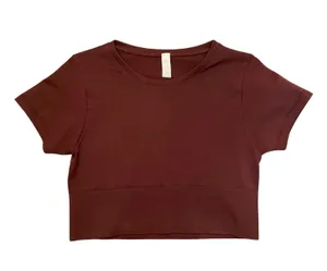 Aerie Offline Seamless Cropped T-Shirt Size Large thumbnail 3