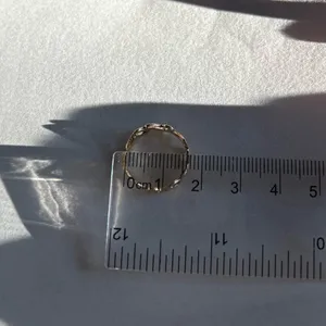 3/$20 Gold Tone Heart Love Multiple Patterned Circle Ring Size 6 thumbnail 3