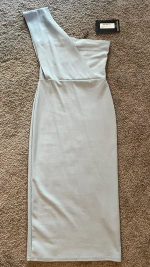Dusty Blue Dress thumbnail 1