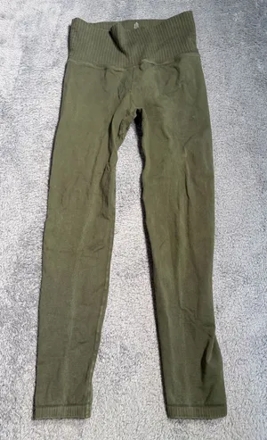 Free People movement FP Olive green Leggings XS/S thumbnail 1