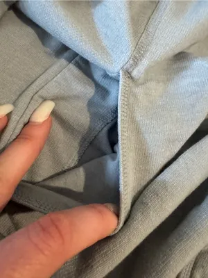 Zella Light Gray Zip-Up Hoodie Jacket thumbnail 2
