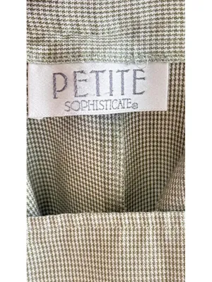 Petite Sophisticate Linen Blend Wide Leg Overalls Jumpsuit Size 14 USA thumbnail 7